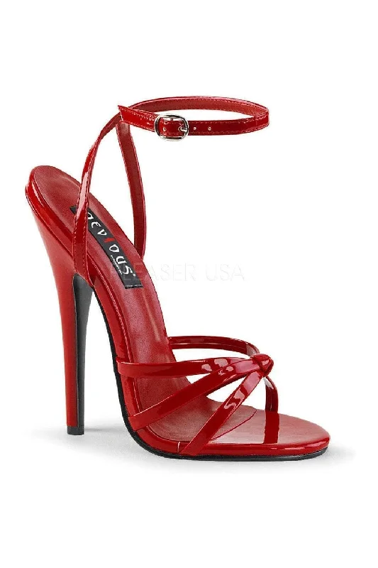 DOMINA-108 Sandal  | Red Patent