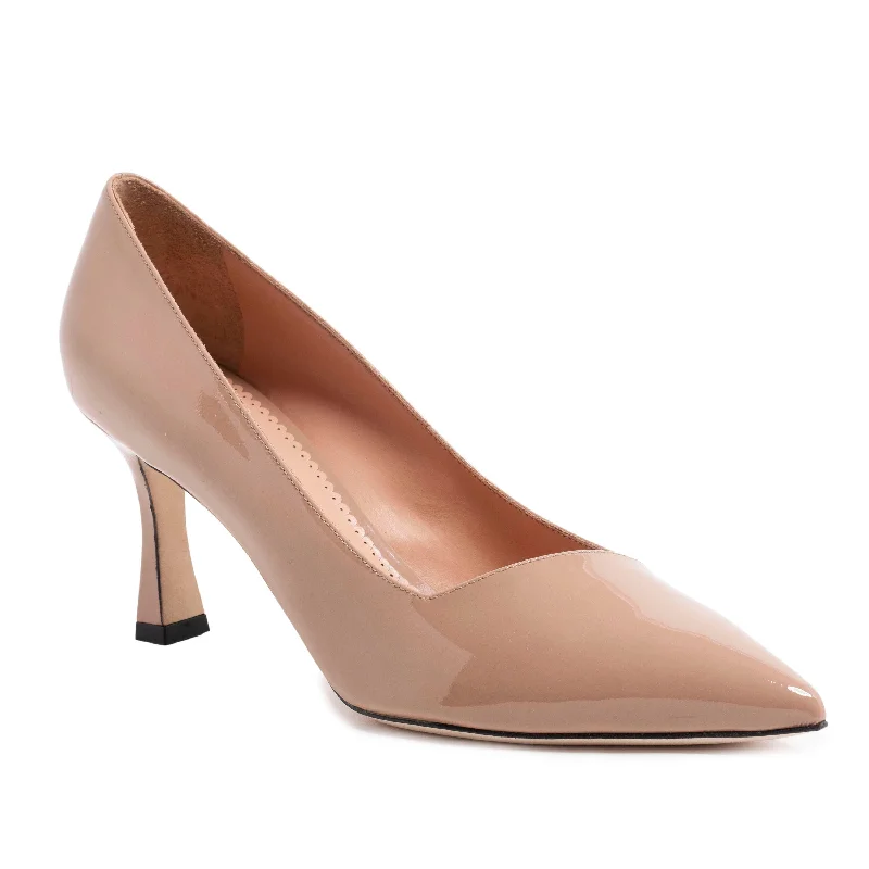 Kamala Pump -  Taupe (Mid-Heel)