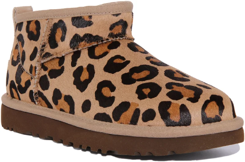 Ugg Australia Ultra Mini In Leopard For Women