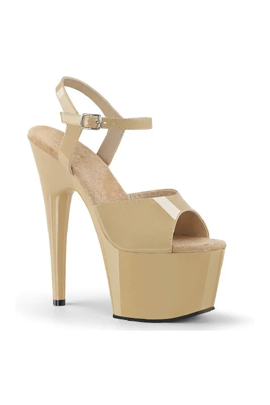 ADORE-709 Platform Sandal  | Bone Patent