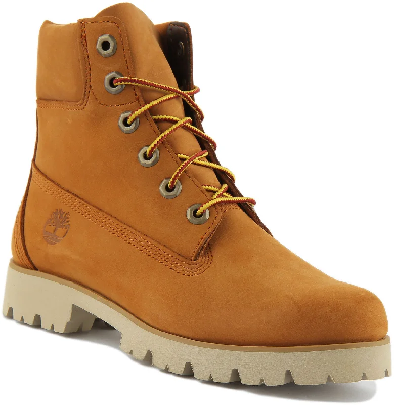 Timberland 6 inch Lace up Boot In Wheat For Women