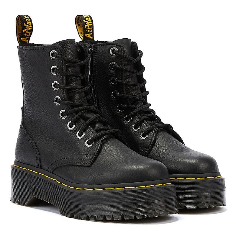 Dr. Martens Jadon 3 Pisa Leather Black Boots