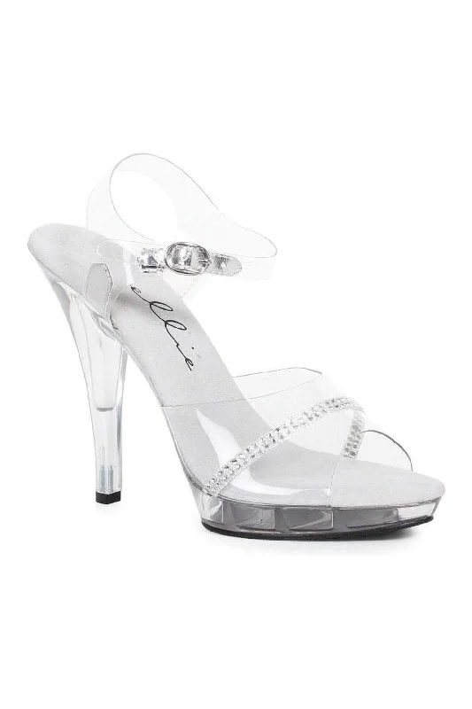 521-JEWEL-W Sandal  | Clear Vinyl