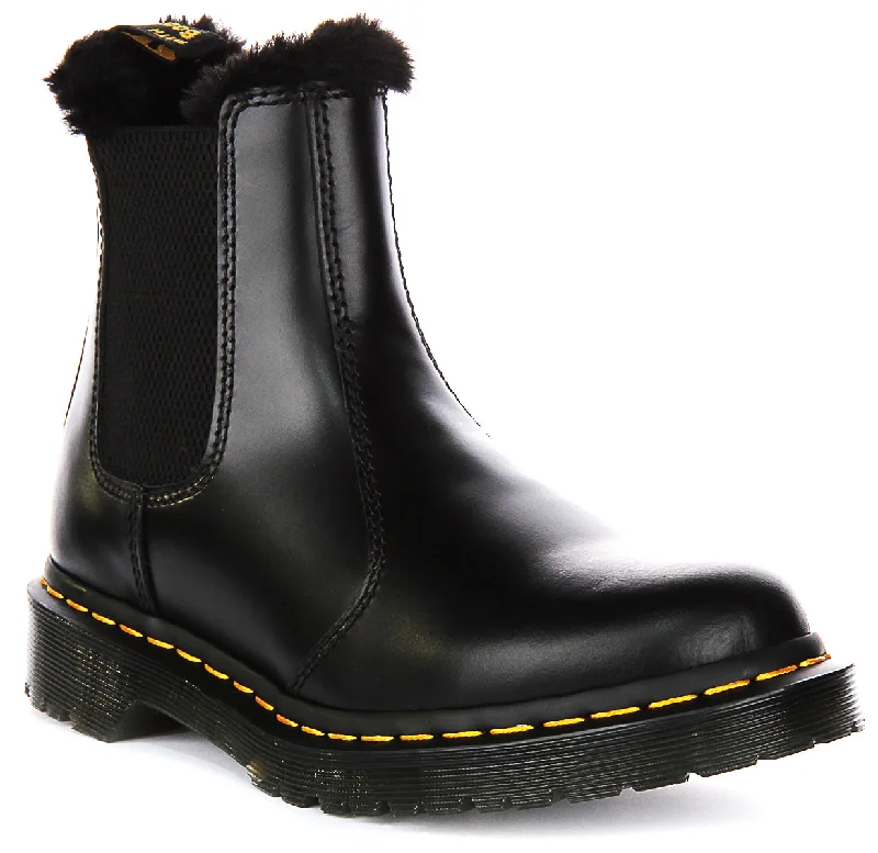 Dr Martens 2976 Leonore In Dark Grey Atlas For Women