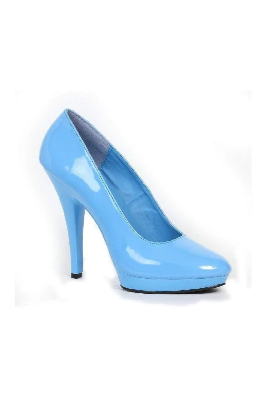 521-FEMME-W Pump  | Blue Patent