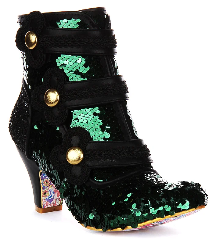 Irregular Choice Mouse King In Green For Women