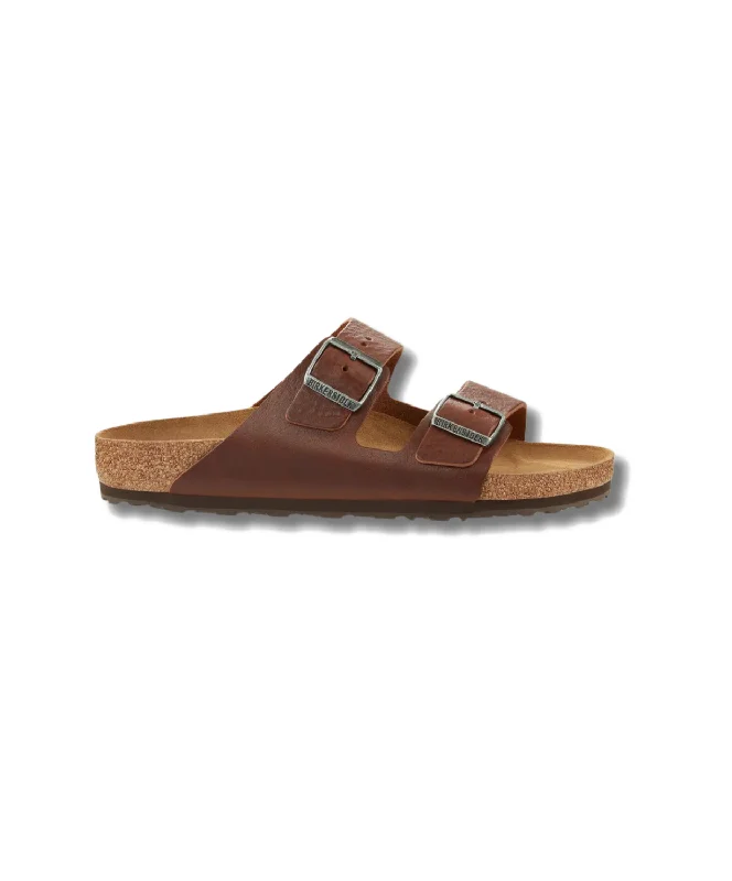 Birkenstock Arizona Vintage Leather Wood Roast Sandals