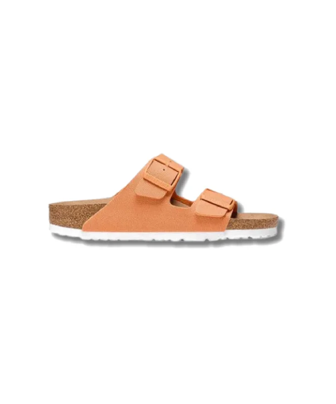 Birkenstock Arizona Textile Canvas Papaya Vegan Sandals