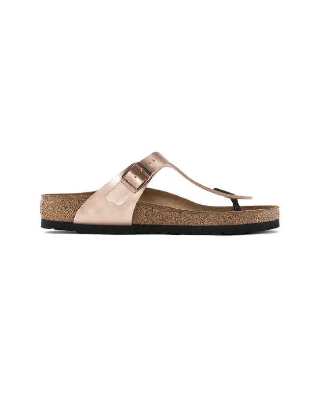 Birkenstock Gizeh Birko-Flor Metallic Copper Sandals