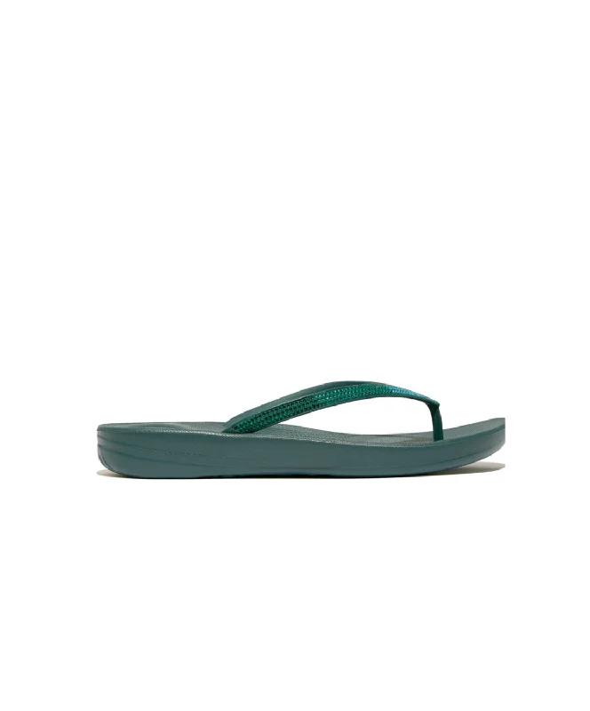 FitFlop IQushion Ombre Sparkle Deep Teal/Mint Blue