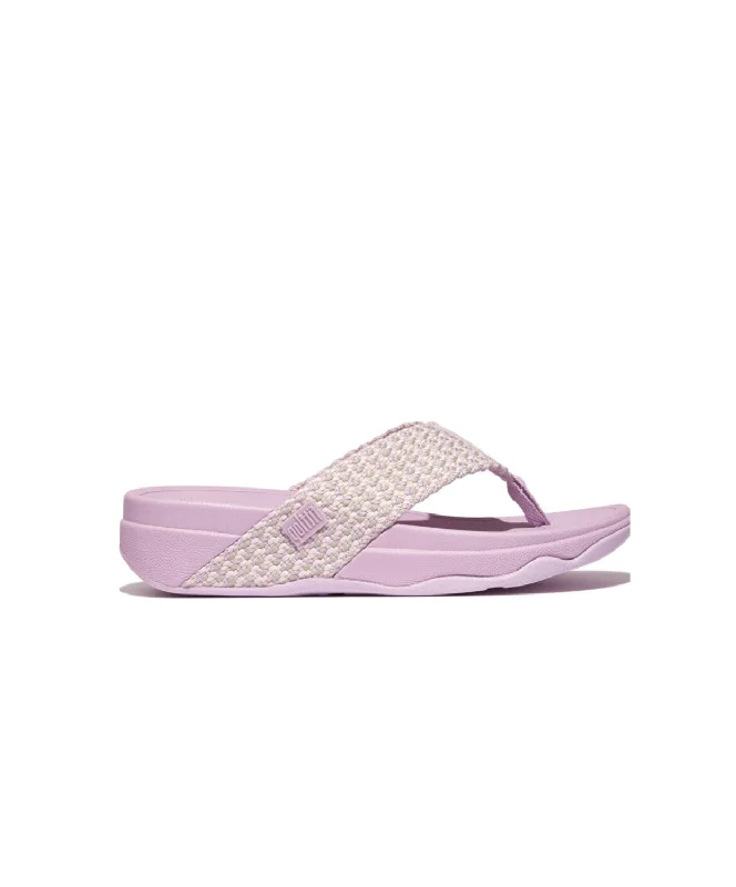 FitFlop Surf Multi-Tone Webbing Toe-Post Sandals Wild Lilac