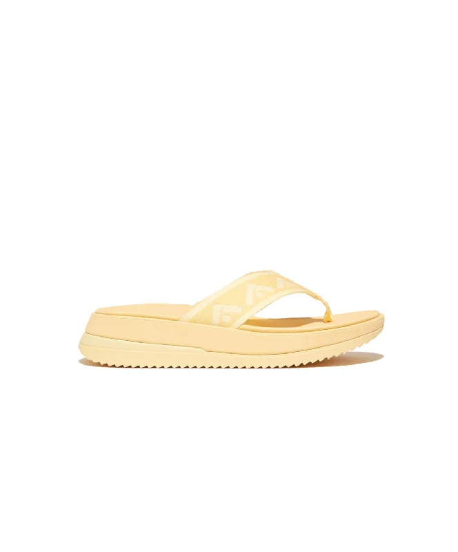 Fitflop Surff Webbing Toe Post Sandals Mellow Yellow