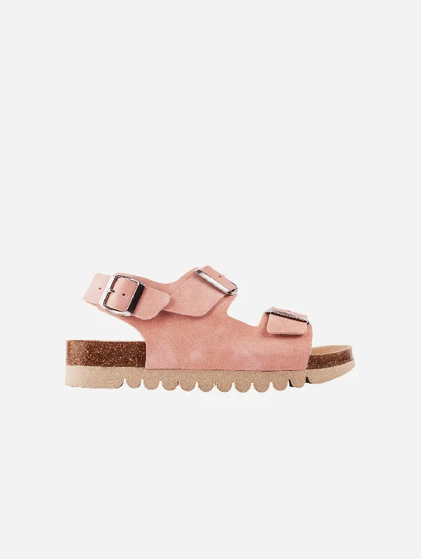 Lima Women's Vegan Footbed Sandals | Pink