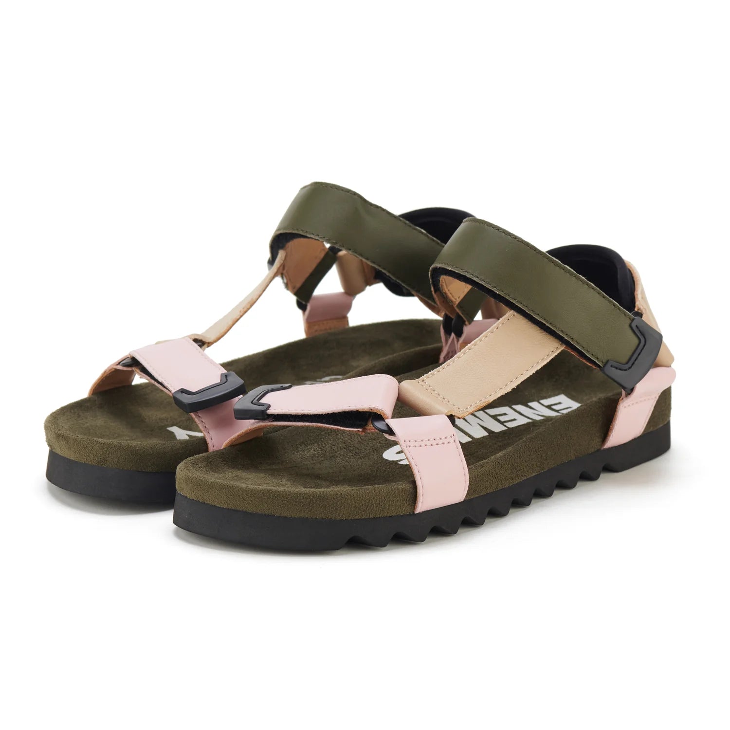 Rollie Tooth Wedge Sandal Blush Camo