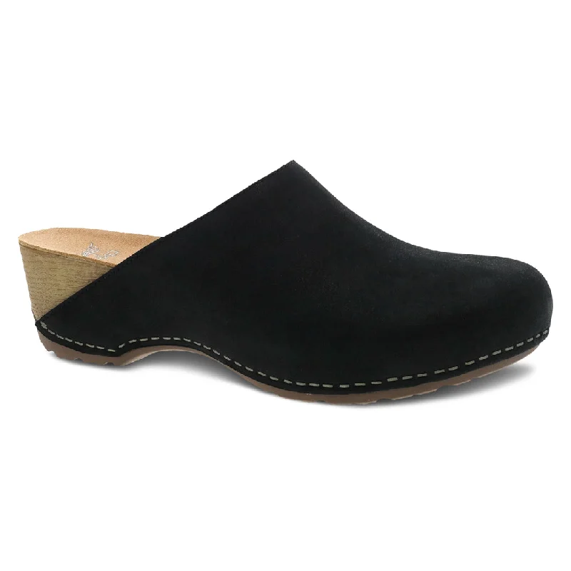 Women's Talulah Milled Nubuck Clog - Black