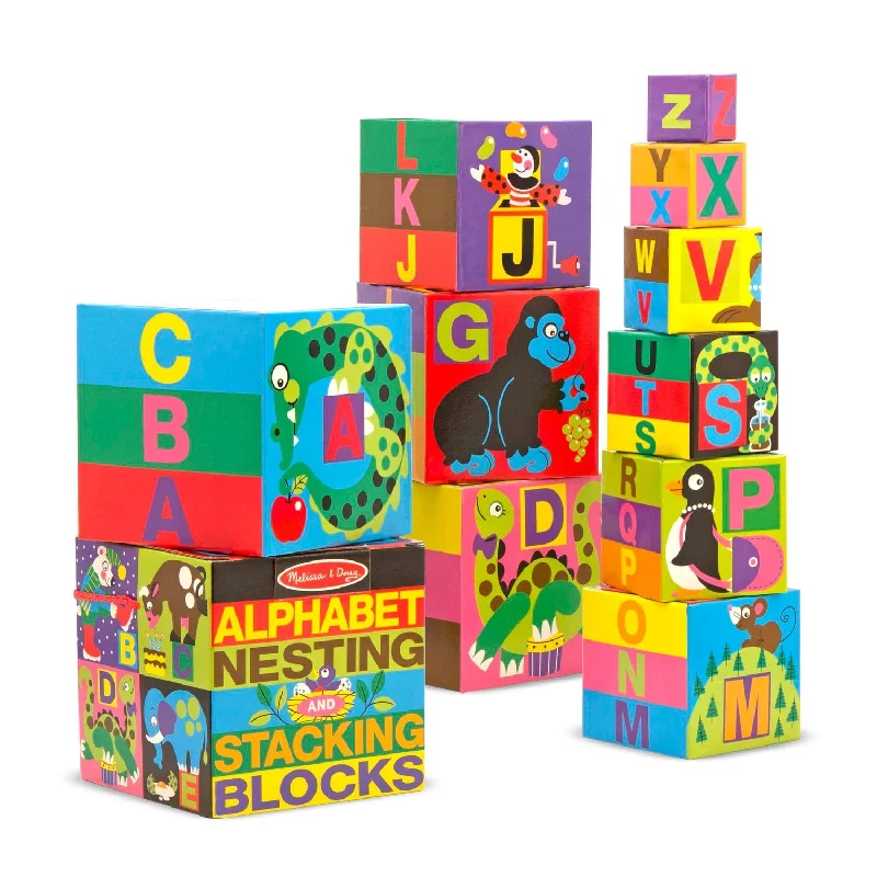 Alphabet Nesting And Stacking Blocks