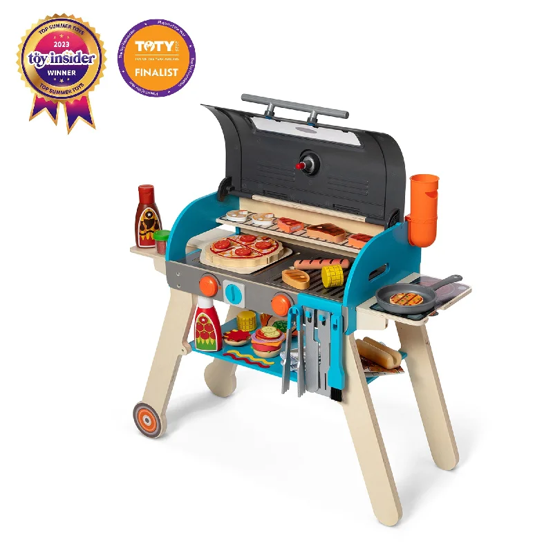 Deluxe Grill And Pizza Oven Playset