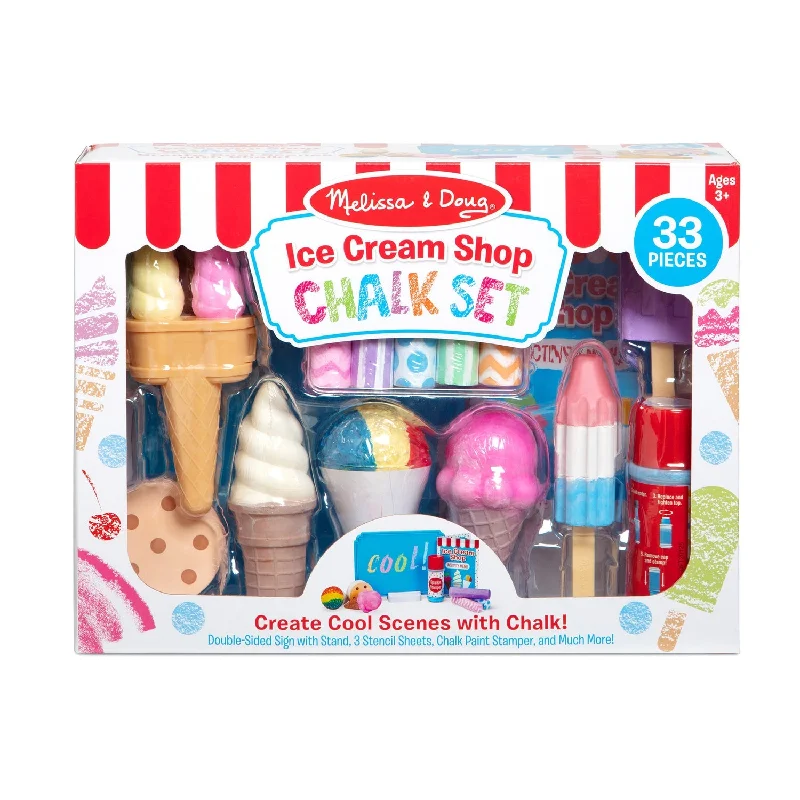 Ice Cream Set Shop Chalk Set