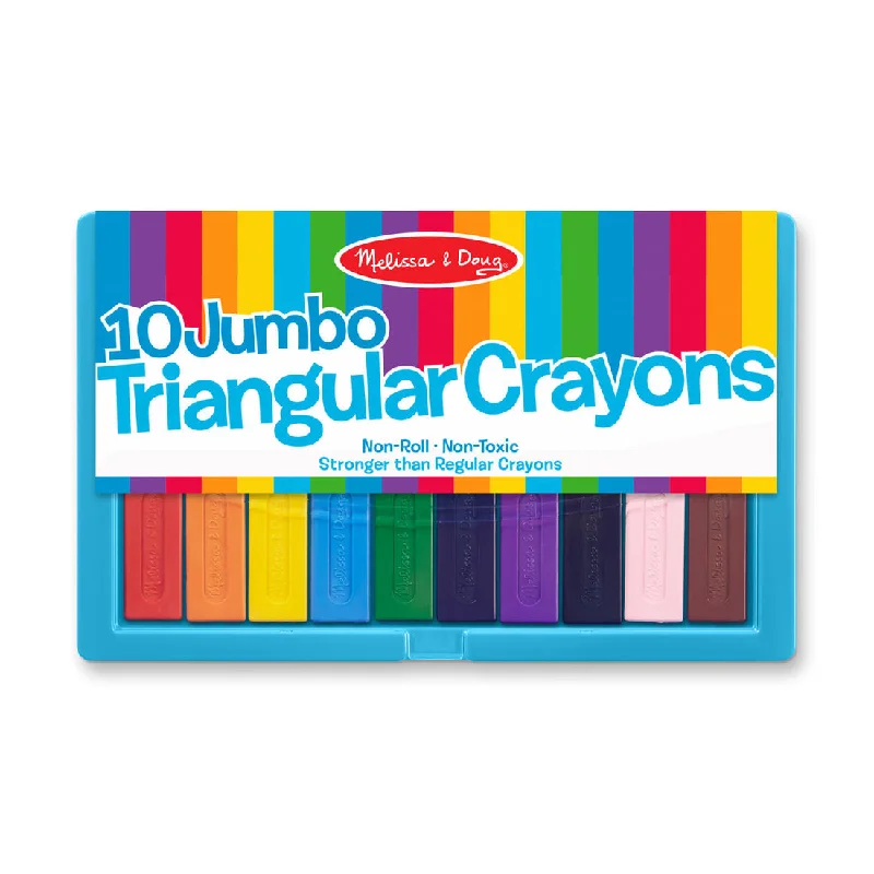 Jumbo Triangular Crayons-10pc