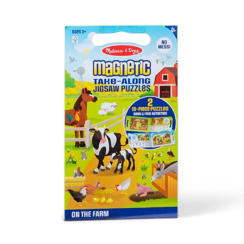 Magnetic Jigsaw Puzzle On The Farm