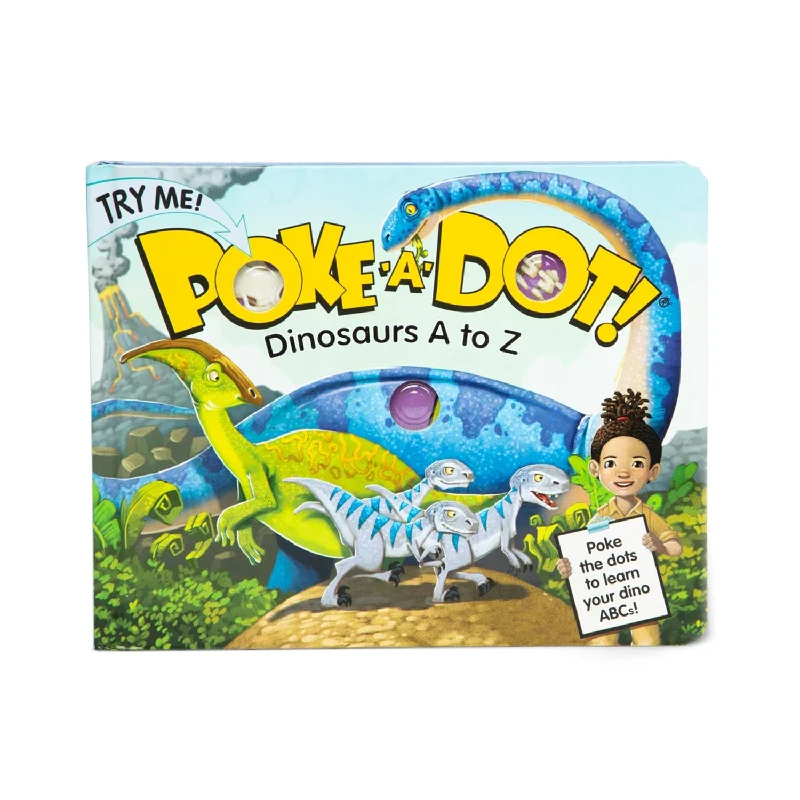 Poke-a-dot: Dinosaurs A To Z Book