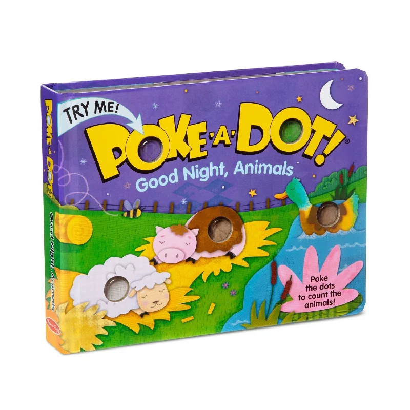 Poke-a-dot: Goodnight, Animals Book