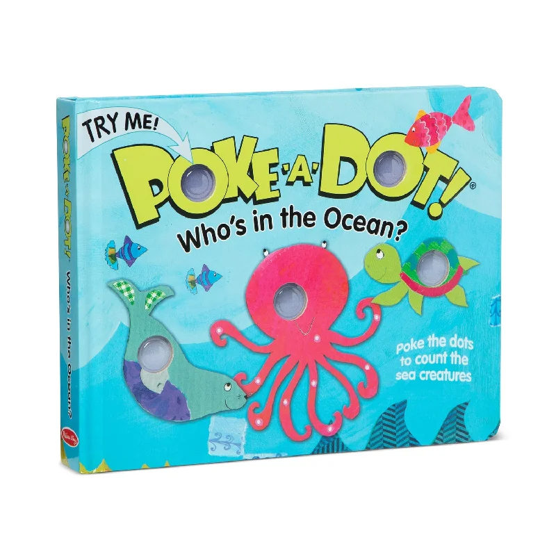 Poke-a-dot: Who`s In The Ocean Book