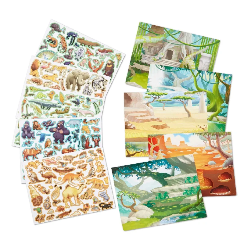 Reusable Sticker Pad Jungle And Savanna