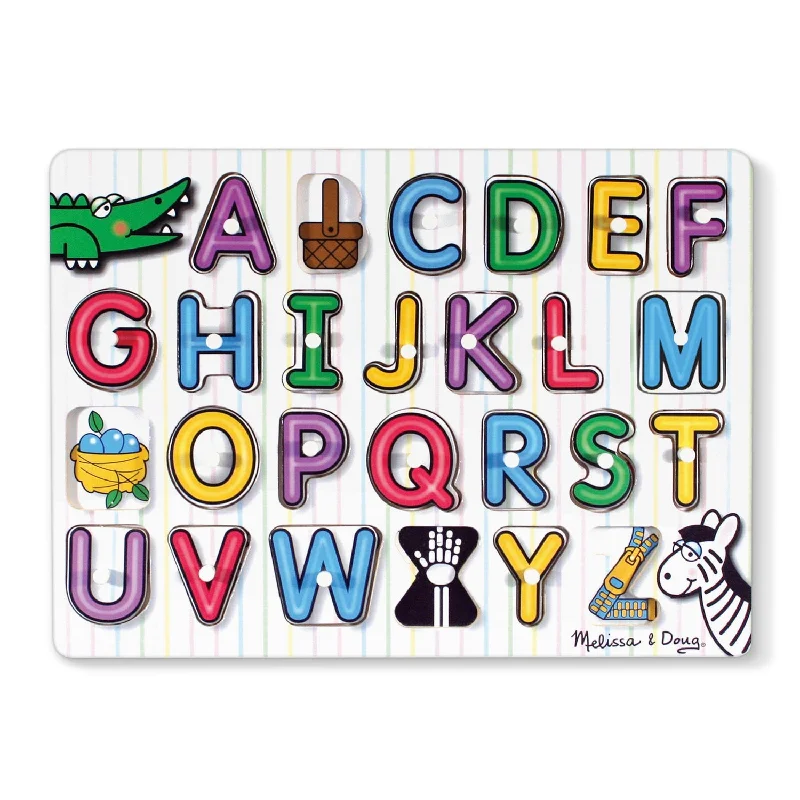 See-inside Alphabet Peg Puzzle