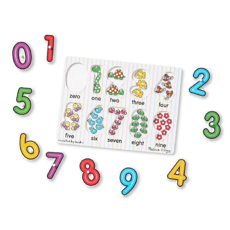 See-inside Numbers Peg Puzzle