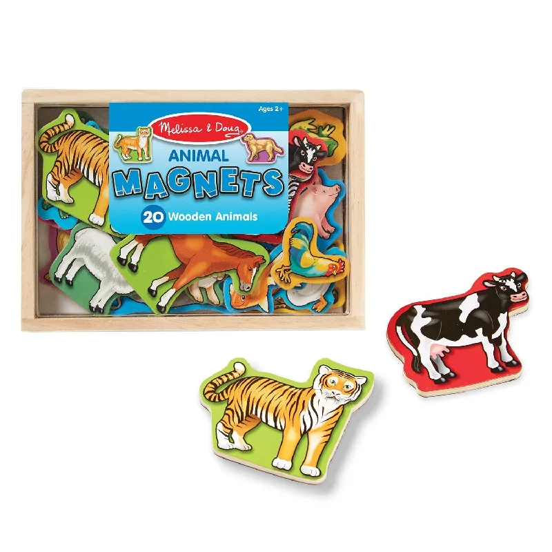 Wooden Animal Magnets