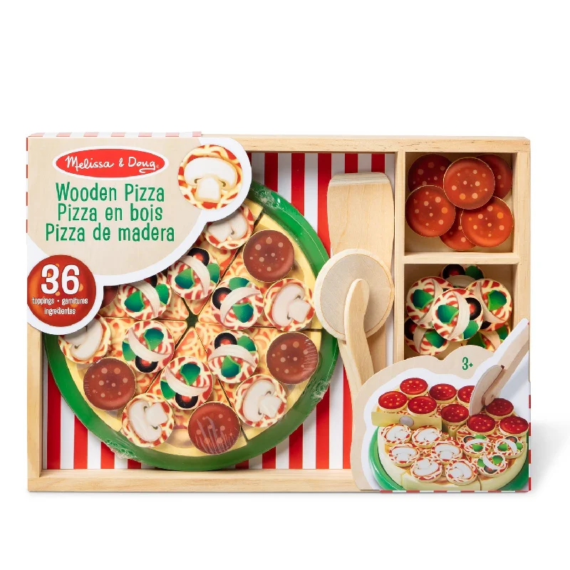 Wooden Pizza Party Play Set