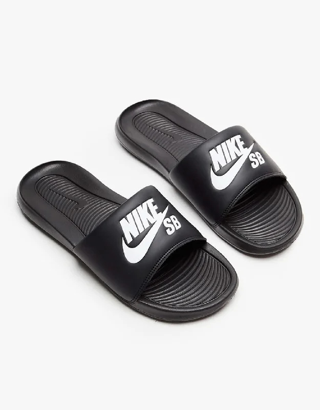 Nike SB Victori One Slide - Black/White-Black