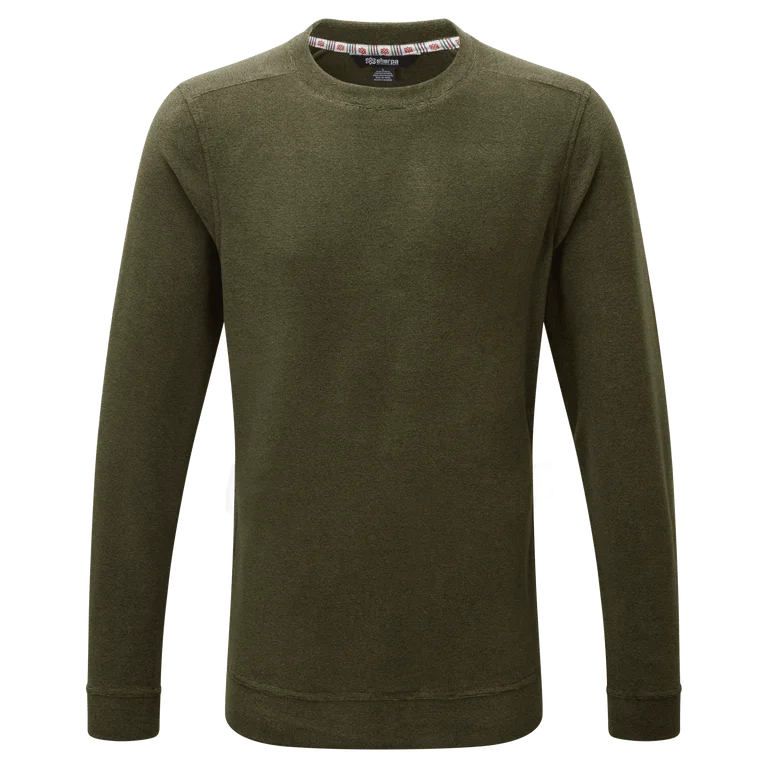 Men's Rolpa Eco Crew Neck Fleece - Evergreen