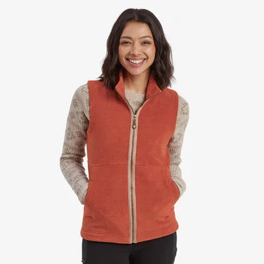 Women's Rolpa Eco Vest - Rust