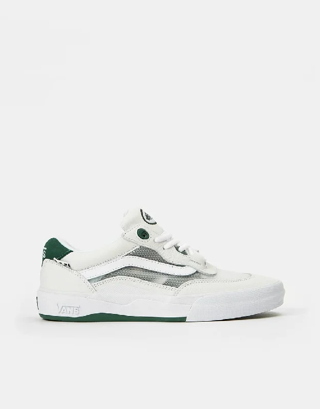 Vans Wayvee Skate Shoes - White/Green