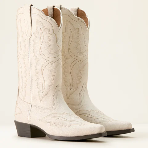 Youth Casanova Western Boot - Distressed Ivory