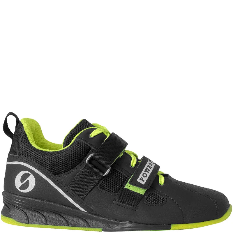 SABO PowerLift weightlifting shoes - Black/Lime (small sizes)