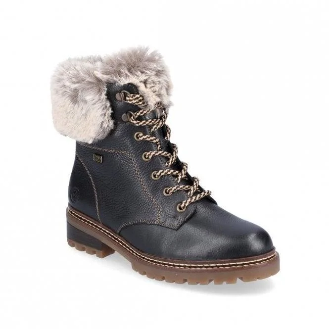 Alpine Black Ankle Boots