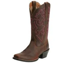 Ariat Ladies Round Up Square Toe Western Boot 10014172