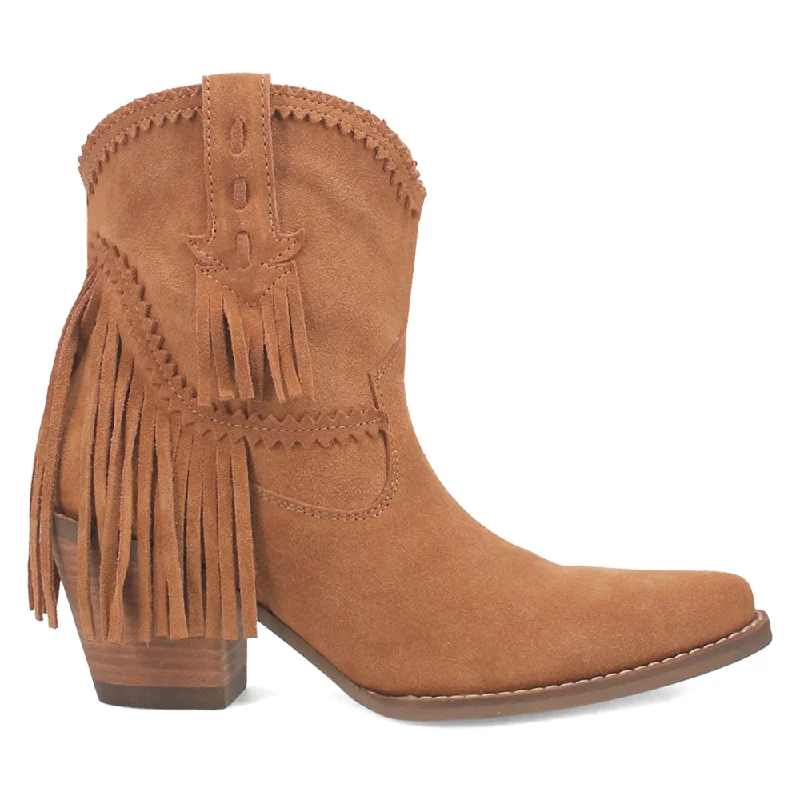 Fandango Fringe Snip Toe Cowboy Booties