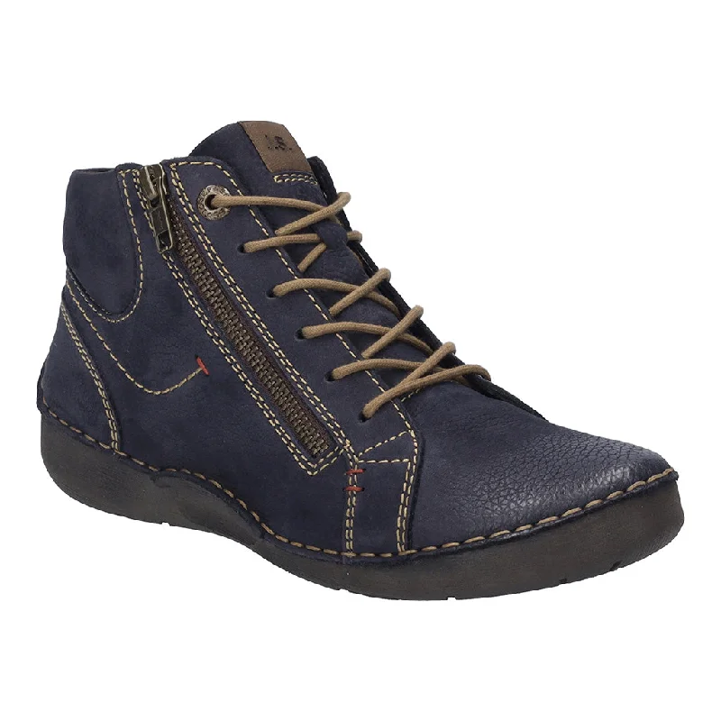 Fergey 67 Blue Ankle Boots