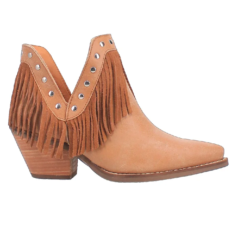 Fine N' Dandy Fringe Studded Snip Toe Cowboy Boots