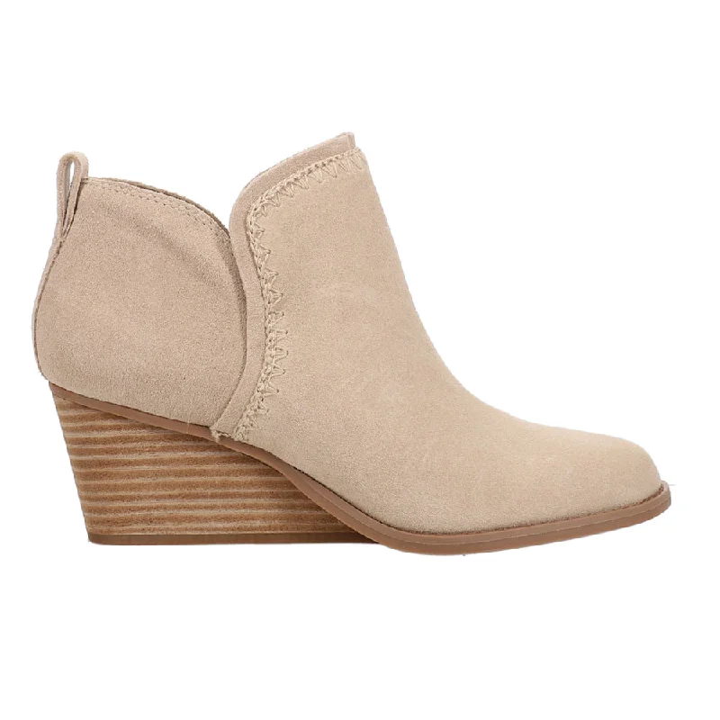 Kaia Round Toe Wedge Booties