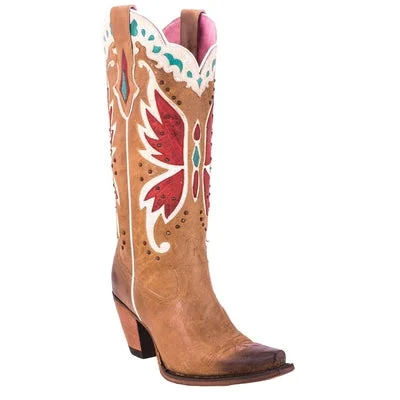 Leather Cowgirl Tan "Day Dreamer" Lane Boots | Junk Gypsy JG0029B