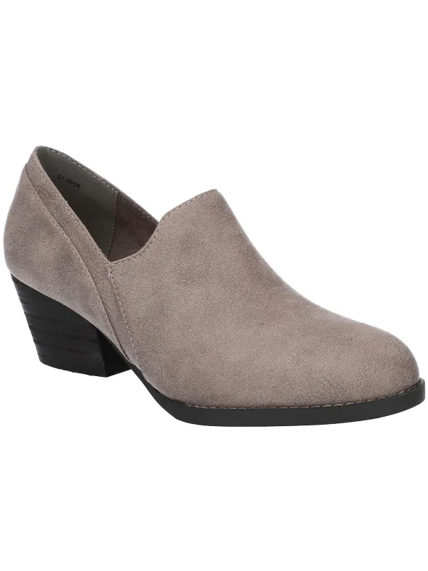 Nakia Womens Faux Ss Faux Suede Booties