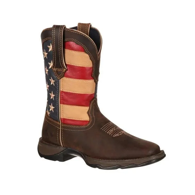 Durango Rebel Women’s Patriotic Pull-on Western Flag Boot RD4414