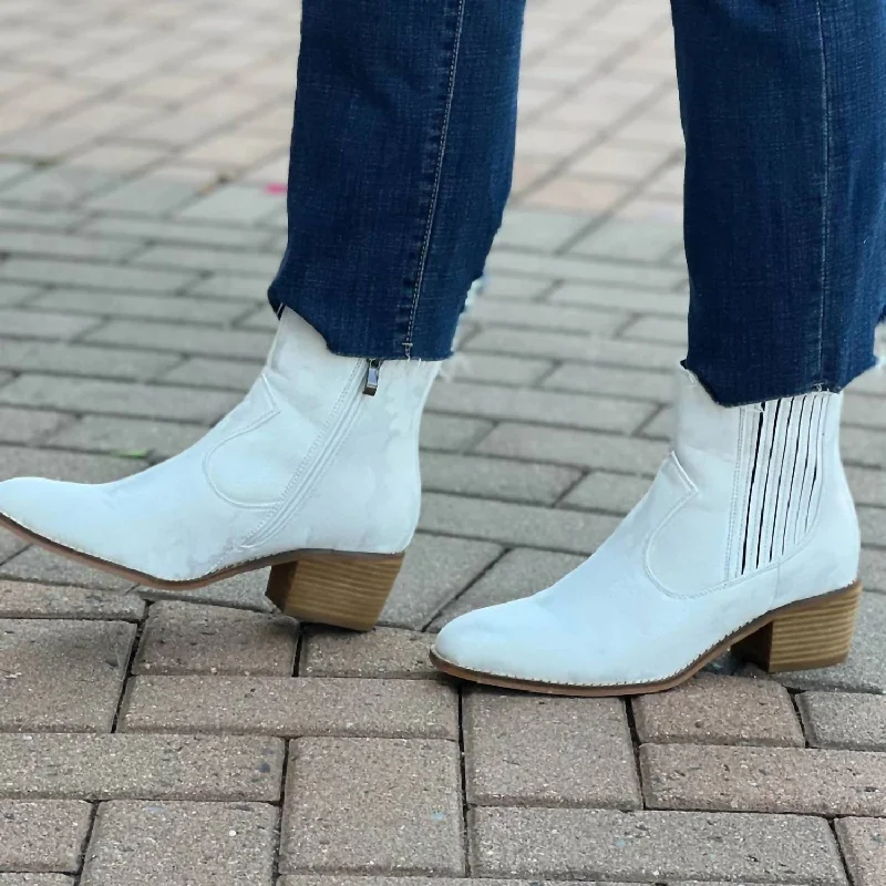 Starboard Ankle Boot In White