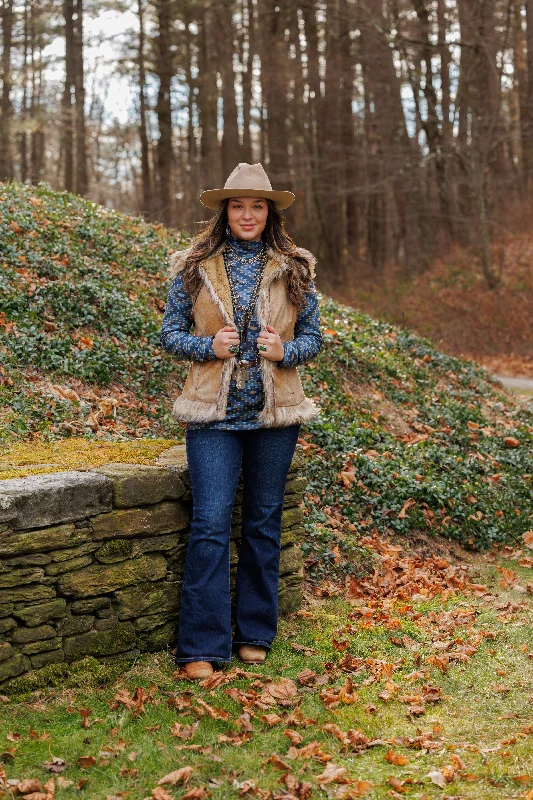 Tasha Polizzi Wheat Luxe Vest