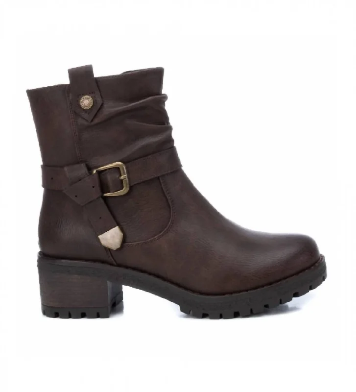 Women's Ankle Booties In Brown